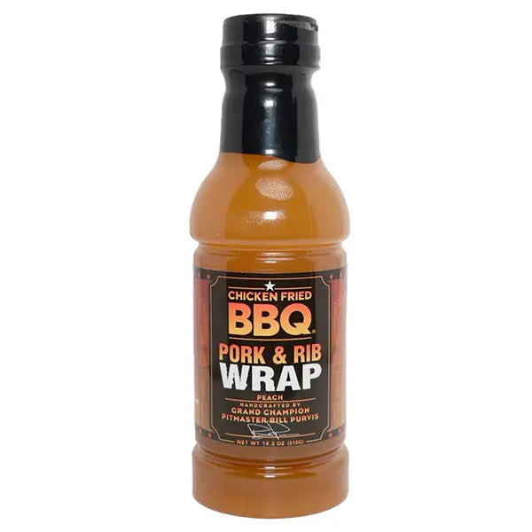 Chicken Fried BBQ Peach Pork & Rib Wrap