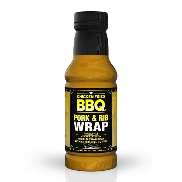 Chicken Fried BBQ Pineapple Pork & Rib Wrap
