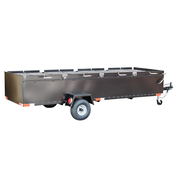 Meadow Creek BBQ144 Commercial Chicken Cooker Trailer (4 pit)