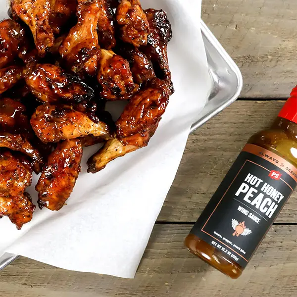 PS Hot Honey Peach Wing Sauce - Image 2