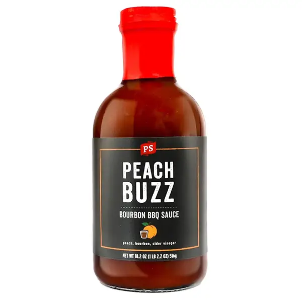 PS Peach Buzz Bourbon BBQ Sauce