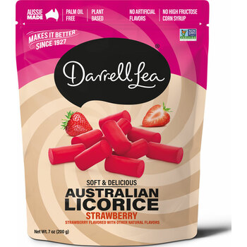 Darrell Lea Soft Australian Strawberry Licorice