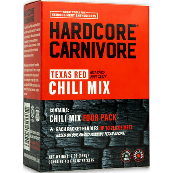 Hardcore Carnivore Texas Red Chili Mix (4-Pack Box)