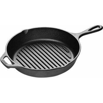 Lodge 10.25" Seasoned Cast Iron Grill Pan
