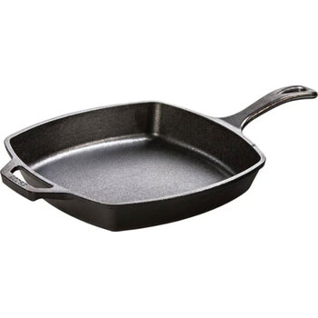 Lodge 10.5" Seasoned Cast Iron Square Skillet