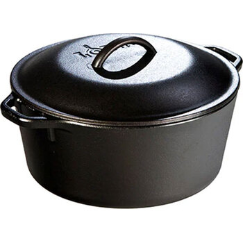Lodge 5 Quart Cast Iron Dutch Oven