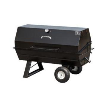 NEW 60 Charcoal / Wood Pig Cooker Smoker Grill with Adjustable Grates and  Dome