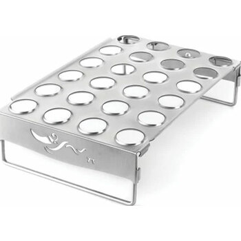 Outset Stainless Steel Jalapeño & Chicken Leg Roaster