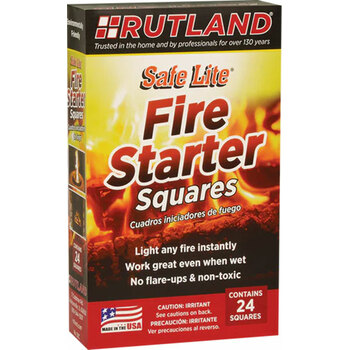 Rutland Safe Lite® Fire Starter Squares